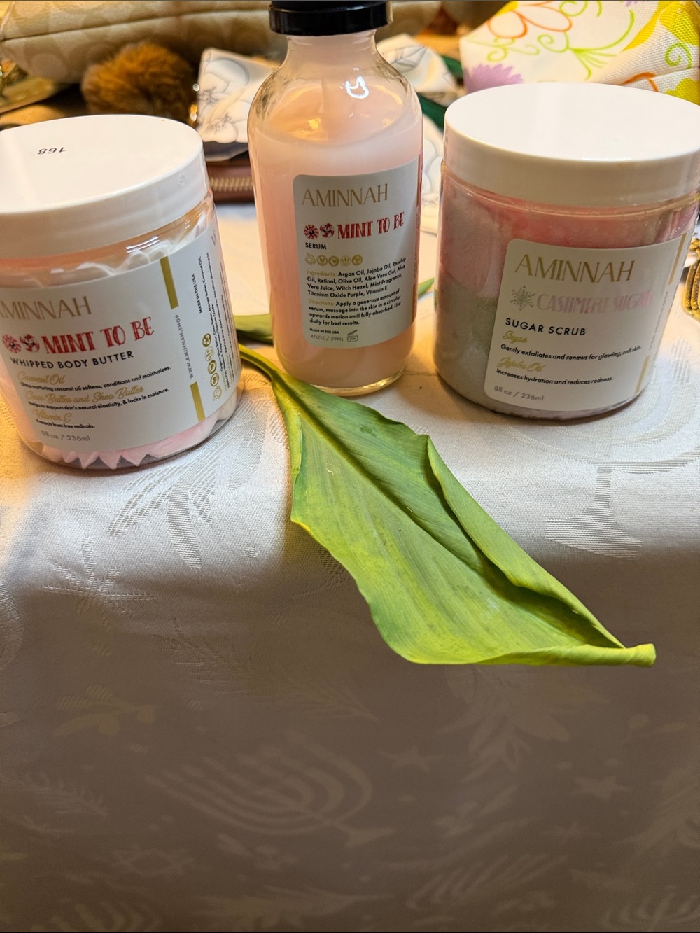 Aminnah Pink Body Wash - Mint To Be